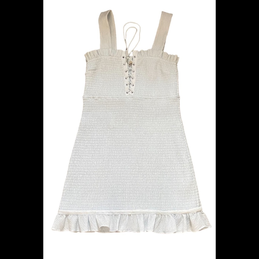 THE EAST ORDER RUCHED MINI DRESS
